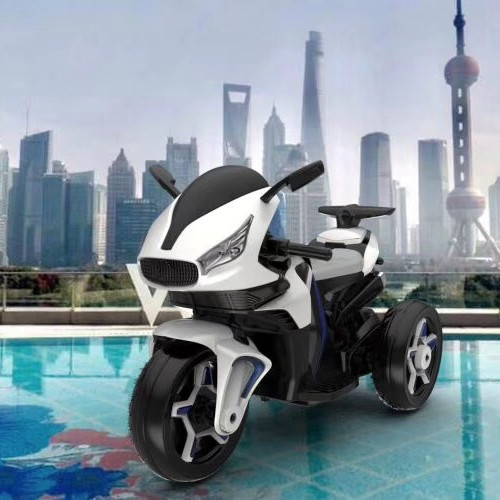 Ride On Toy Children's Battery Three-wheeled Motorcycle Electronic Toy Red/White/Blue