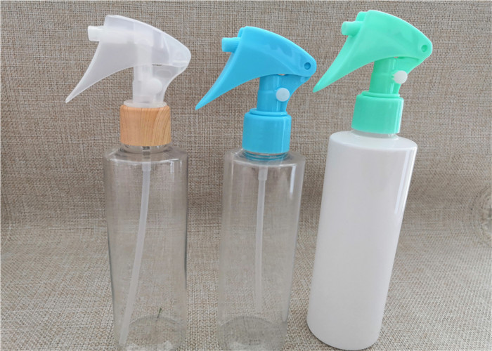 Handheld Mini Trigger Sprayer Blue / Pink / White Color Ribbed Closure