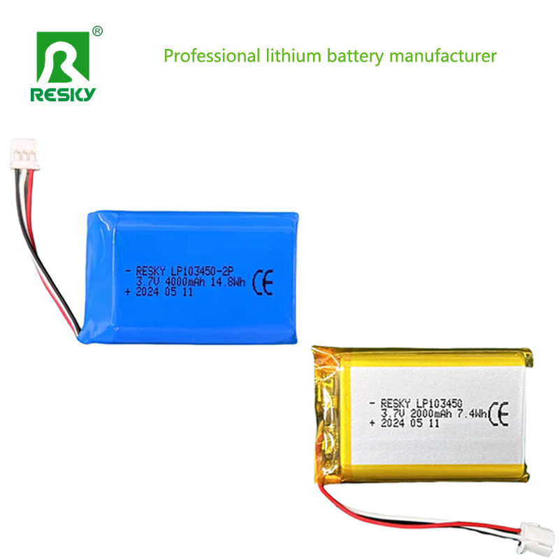 Rechargeable Li Polymer Battery Pack 103450 1s2p 3.7V 4000mAh