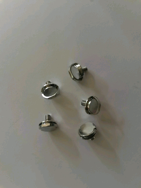 Customized CNC Turning Machining Brass Screws with Nickel Plating For Industrial