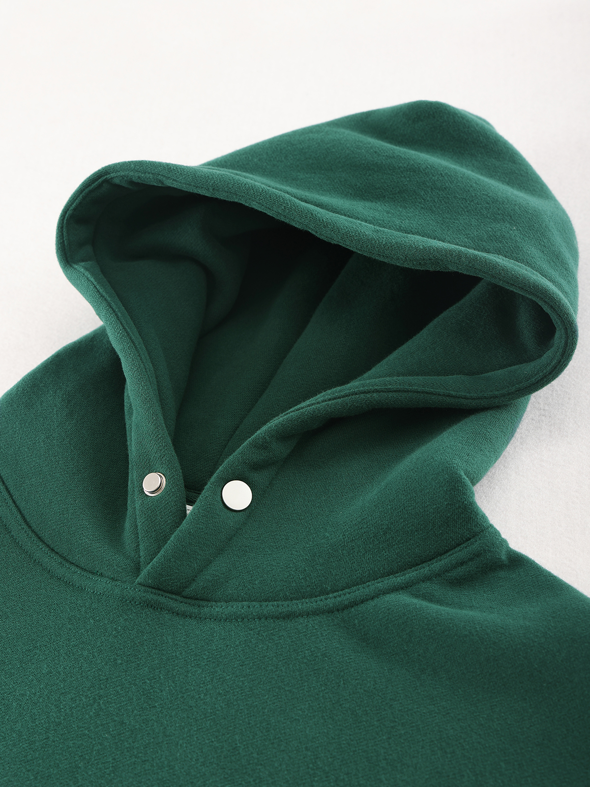 Oversized Thick Hip Hop Plain Sublimation Cropped Hoody Cotton Hooded Drawstring Pocket Men's Sweatshirt
