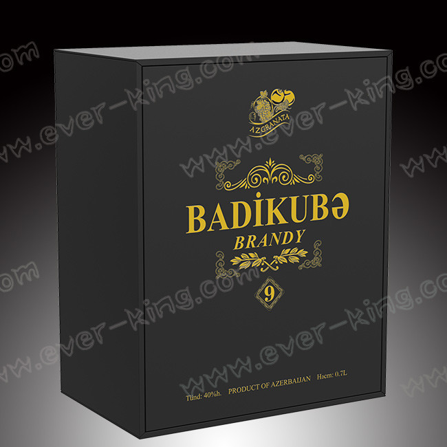 Biodegradable 400gsm Cardboard Wine Bottle Carton With CMYK Offset Printing