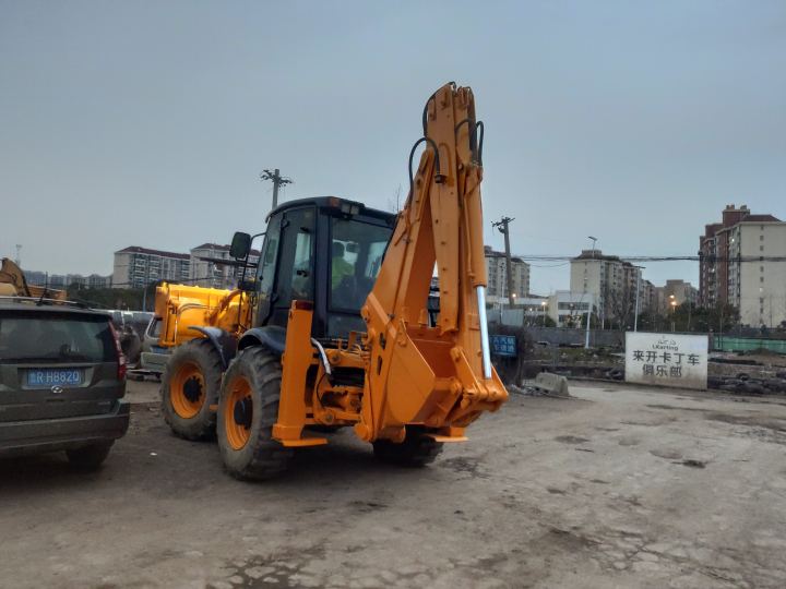 Best Condition Liugong 777 Backhoe Loader For Construction Site