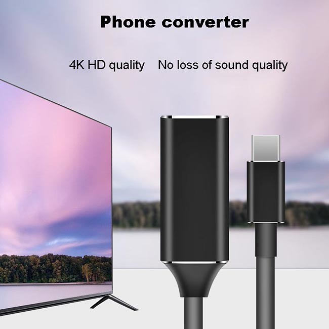 18cm 4K 30HZ USB Hub Adapter Huawei Samsung Macbook To TV Projector