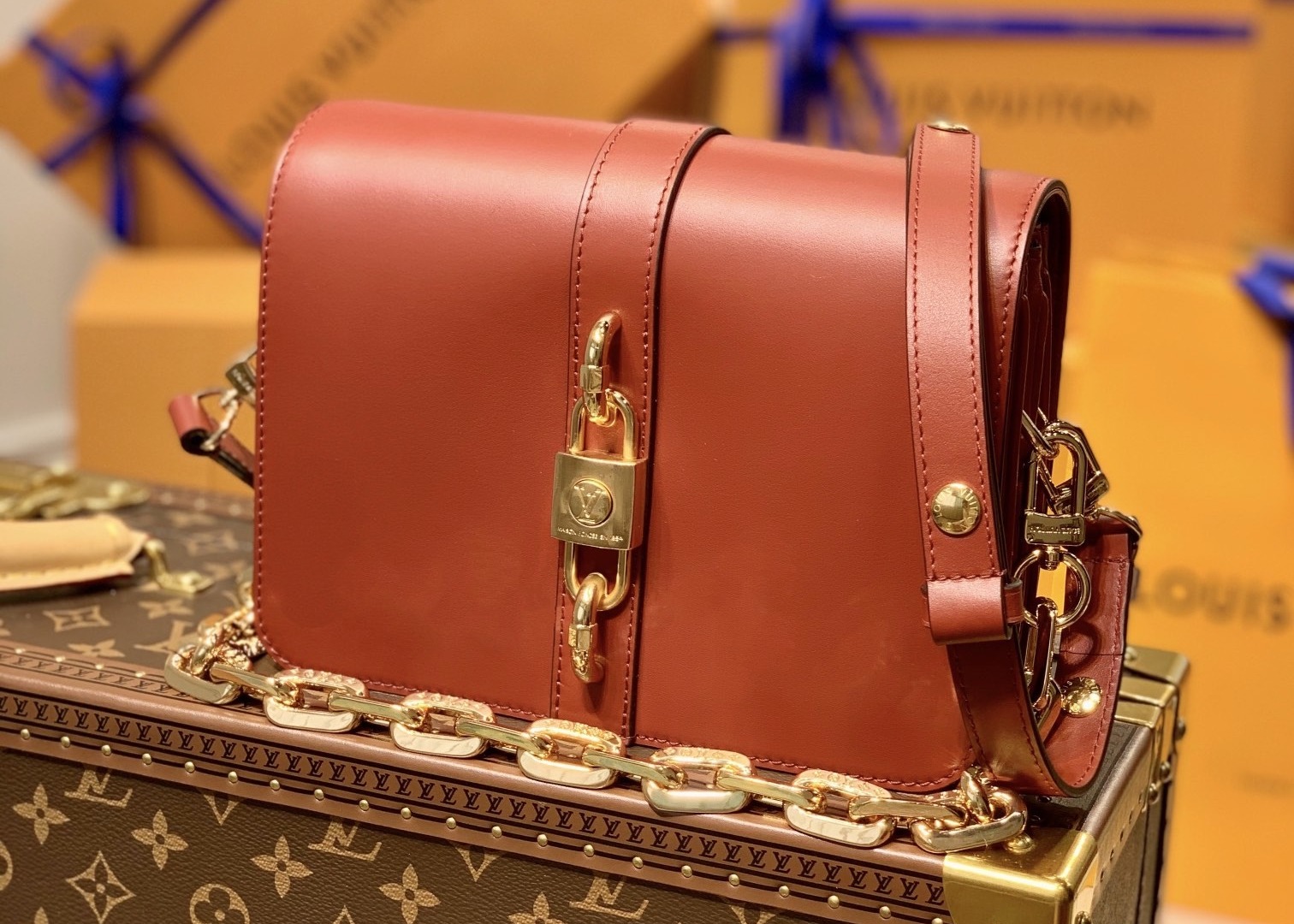 Khaki Luxury Cross Body Bag