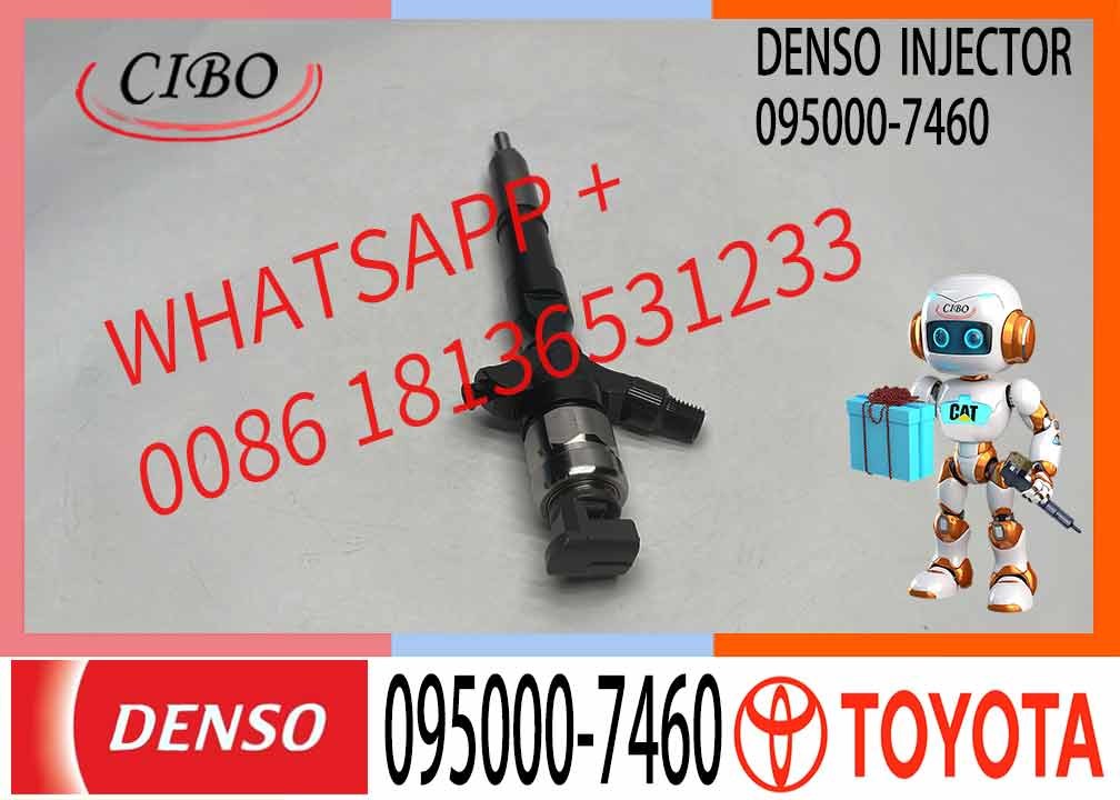 High Quality Diesel Fuel Common Rail Injector 095000-7460 23670-30260 For Toyota 1KD 2KD-FTV