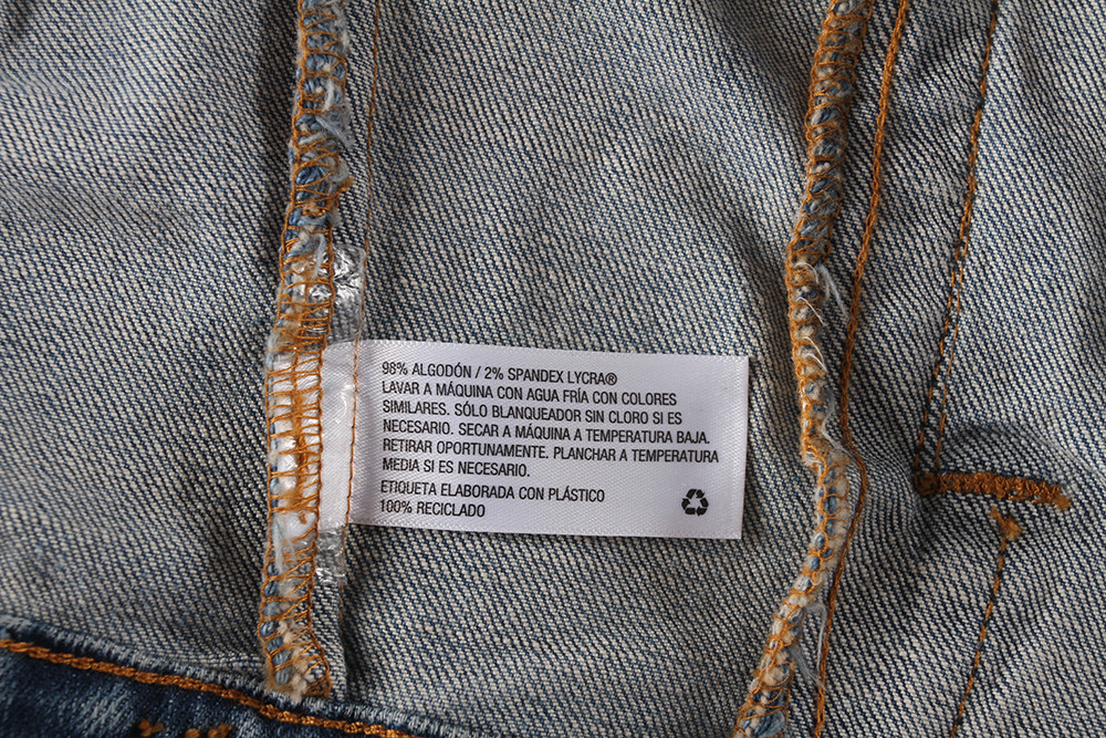 98% Algodon 2% Spandex Men'S Denim Jacket M L XL 2XL