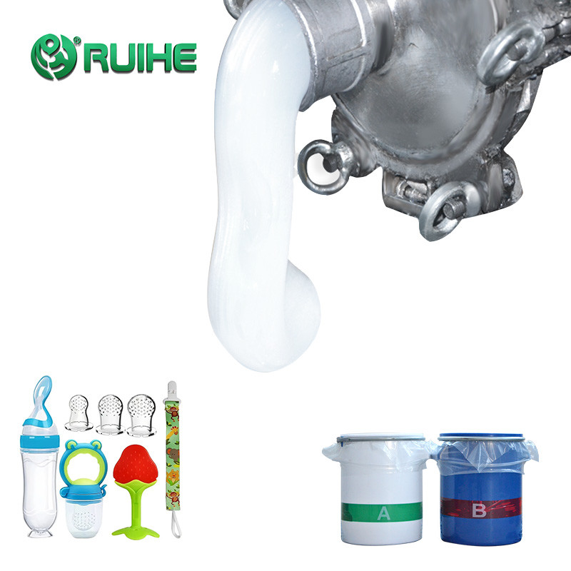 Shore A 20 High Tear Strength With 3-5 Minutes Pot Life Liquid Silicone Rubber