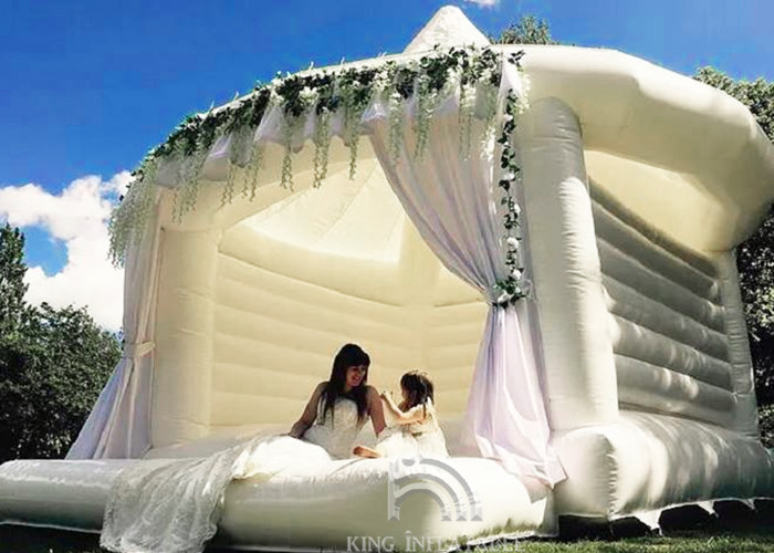 White Inflatable Wedding Bouncy Castle Inflatable Bouncy House Tent For Adults Kids
