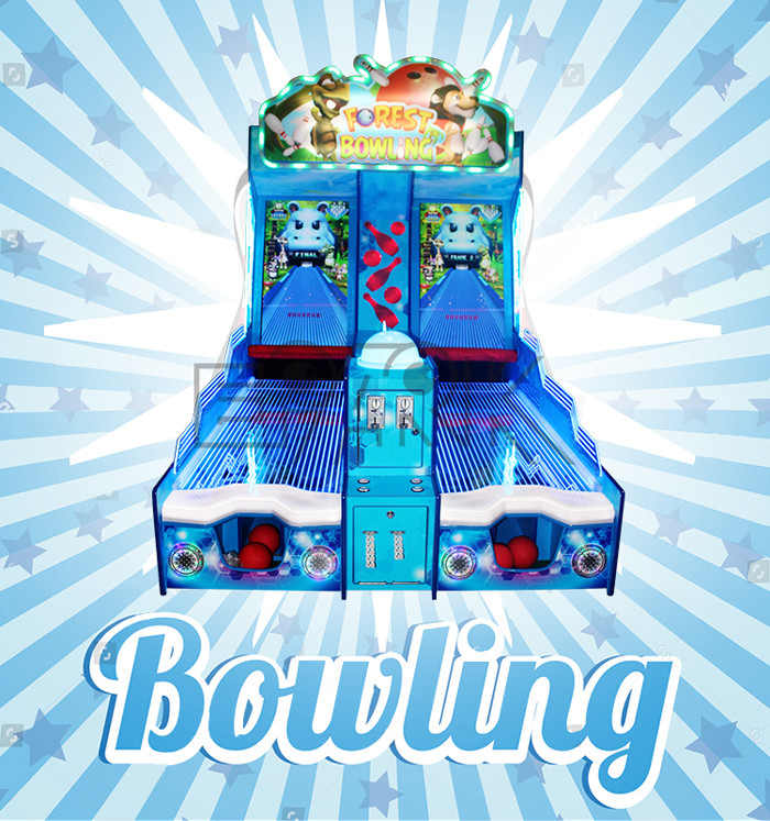 Coin Operated Double Fight Adventure Bowling Redemption Games Wholesale Price Video Game Machine