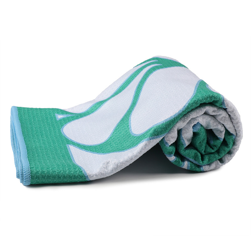 Patterned Beach Basketball Sweat Towels Sand Free Microfiber Cooling Rags For Sports