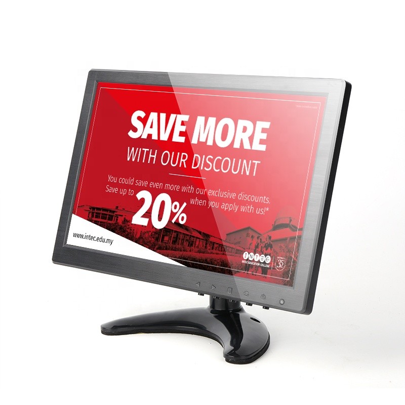 VGA Input 1024x600 Resolution Point Of Sale Touch Screen Monitor 7'' IPS Panel