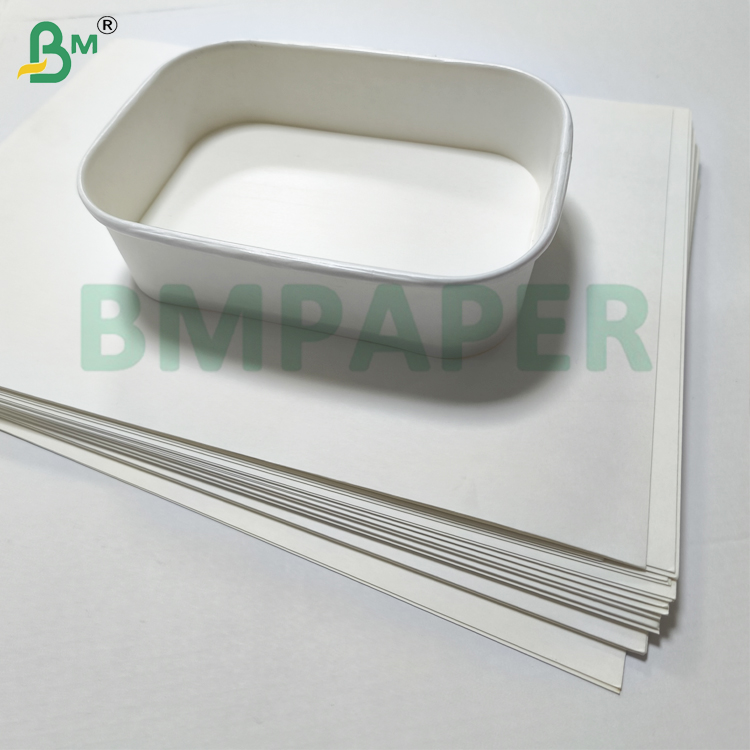 Liquid Proof White & Brown Cupstock Paper Laminated with PE Coating