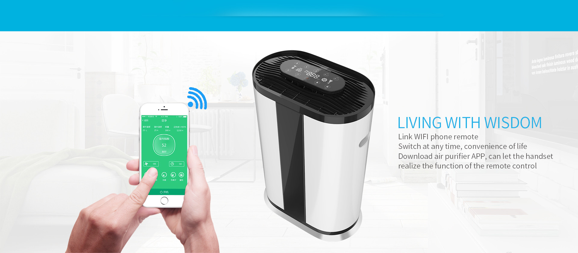 Whole Home Mini Air Purifier Sterilization And Virus' S Removal Air Humidifier Purifier