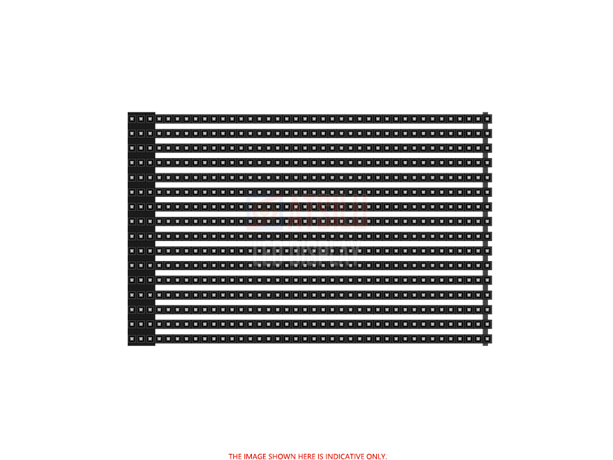 P12.5mm Outdoor Facade Transparent LED Display Cabinet