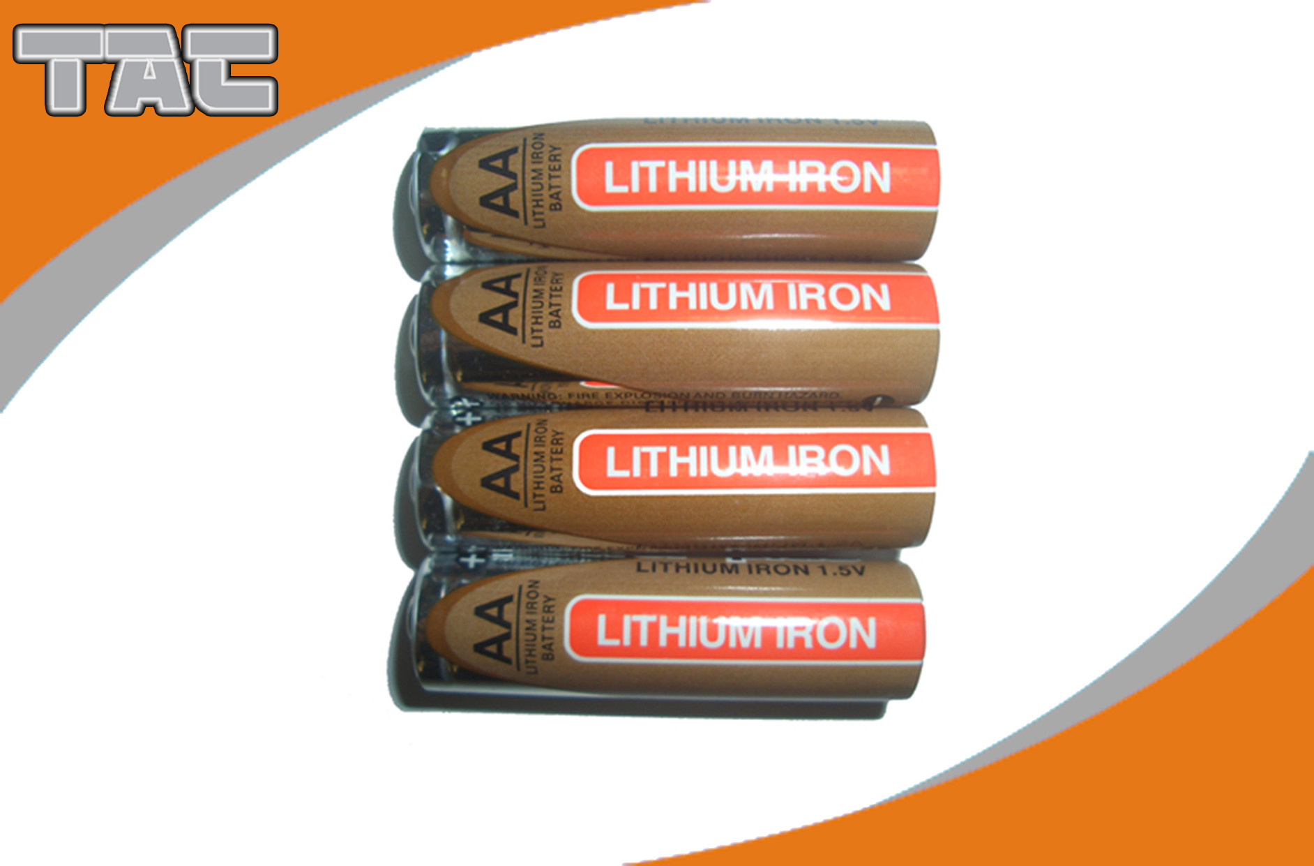 Primary Lithium Iron Battery LiFeS2 1.5V AAA / L92 with High Rate 1100 mAh
