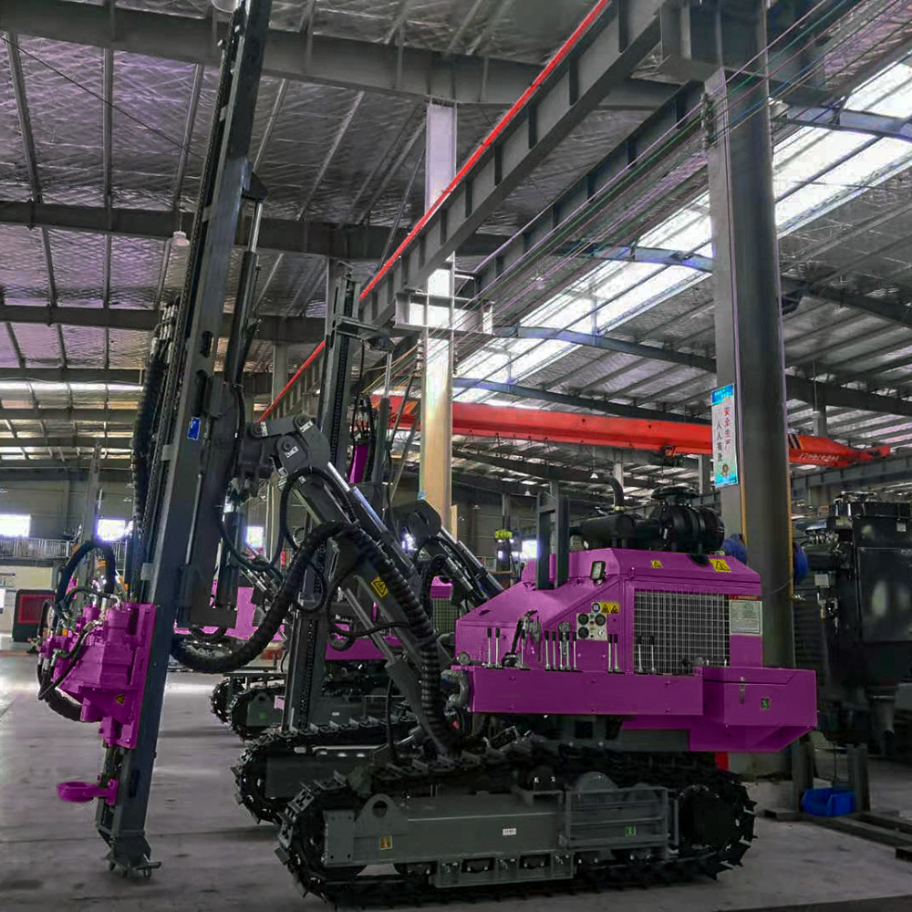 35m Depth DTH Drilling Machine Hydraulic Rotary Borehole Mining DTH Drilling Rig