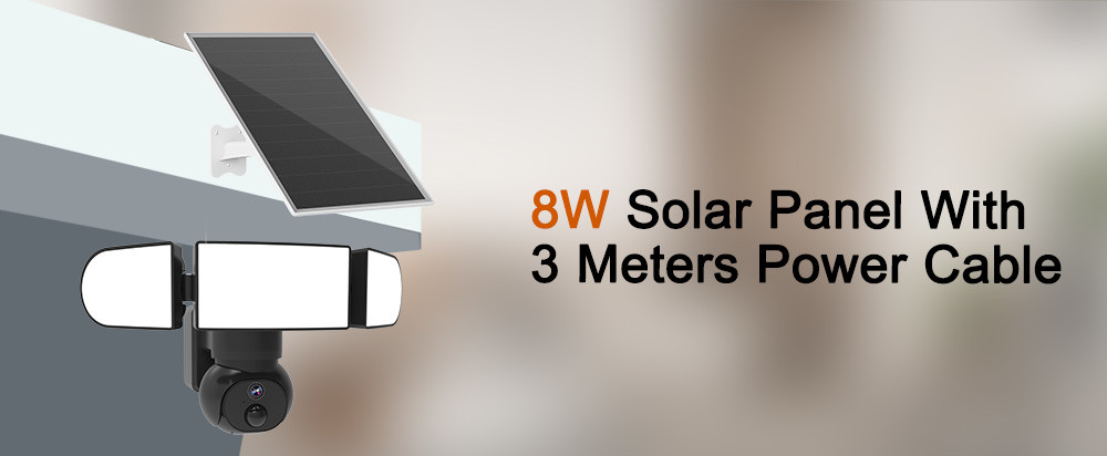 Outdoor 8.5W 6V Solar Panel Solar Power Kit For Security Camera