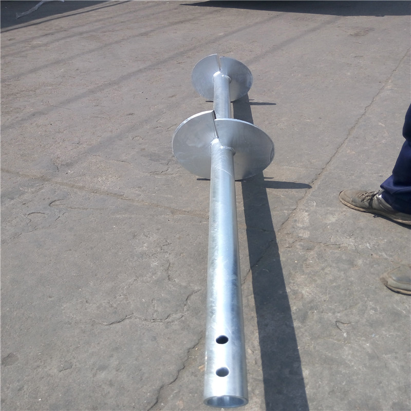 Foundation Repair Earthing Grounding Products Helical Support Brackets For Transmission Towers