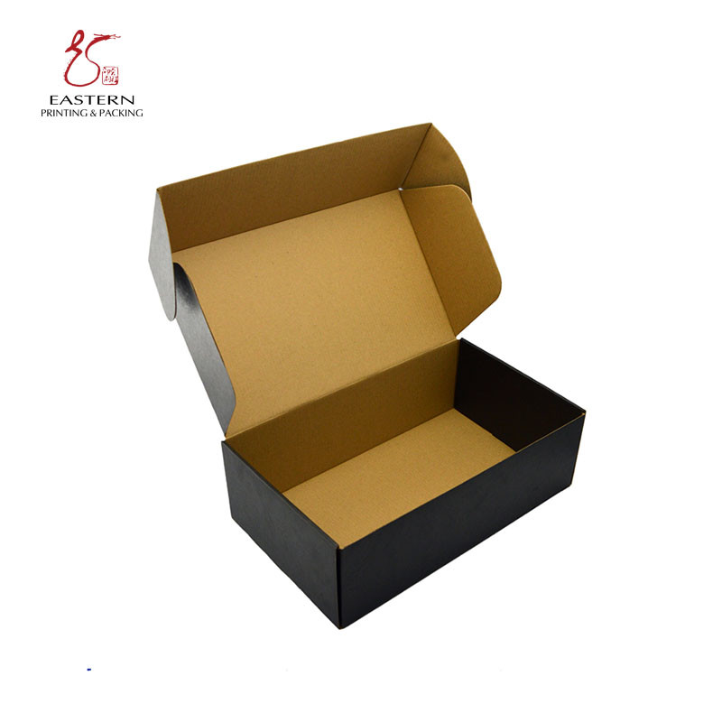 CMYK Color Kraft Paper Shoe Box , Drawer Type Shoe Box Custom Size Accepted
