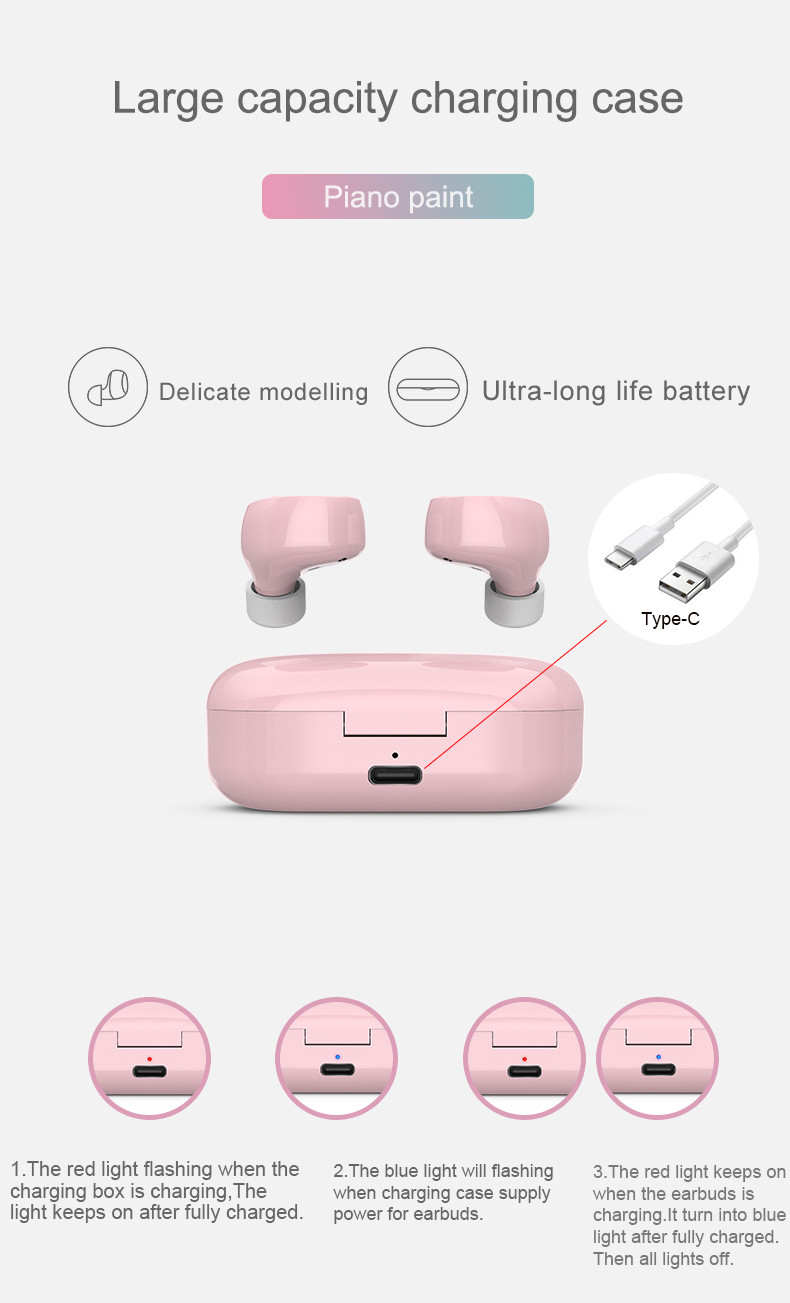 Colorful Sports TW60 Noise Cancelling Bluetooth Earbuds