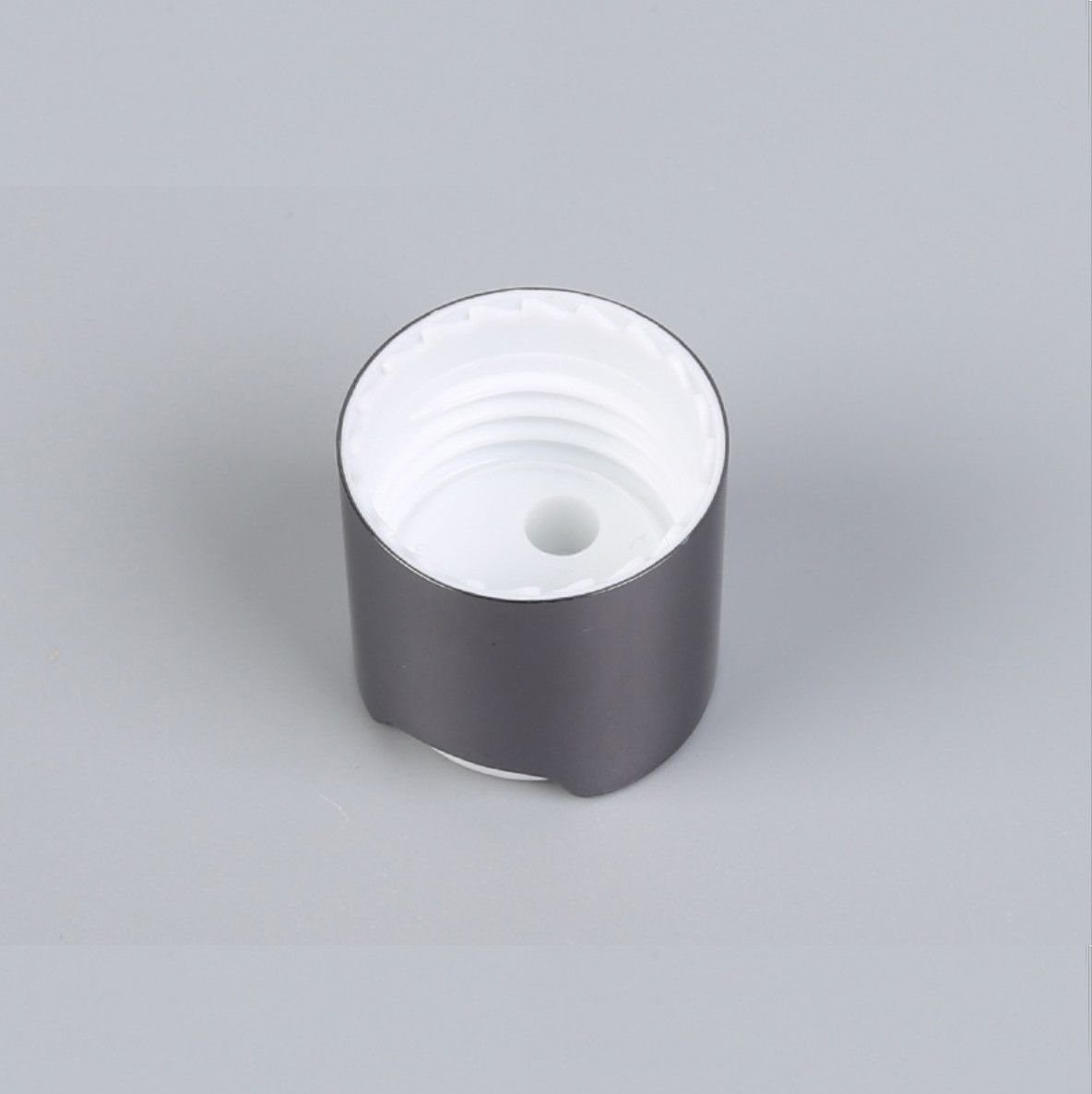 Tassel 24/410 Shiny Grey Aluminium Disc Cap For Shampoo Body Lotion