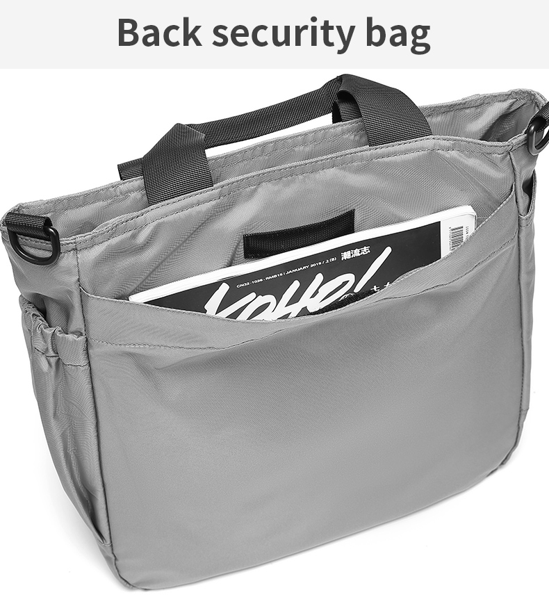 Waterproof Oxford Business Briefcase Bag Inclined Shoulder Bag OEM/ODM