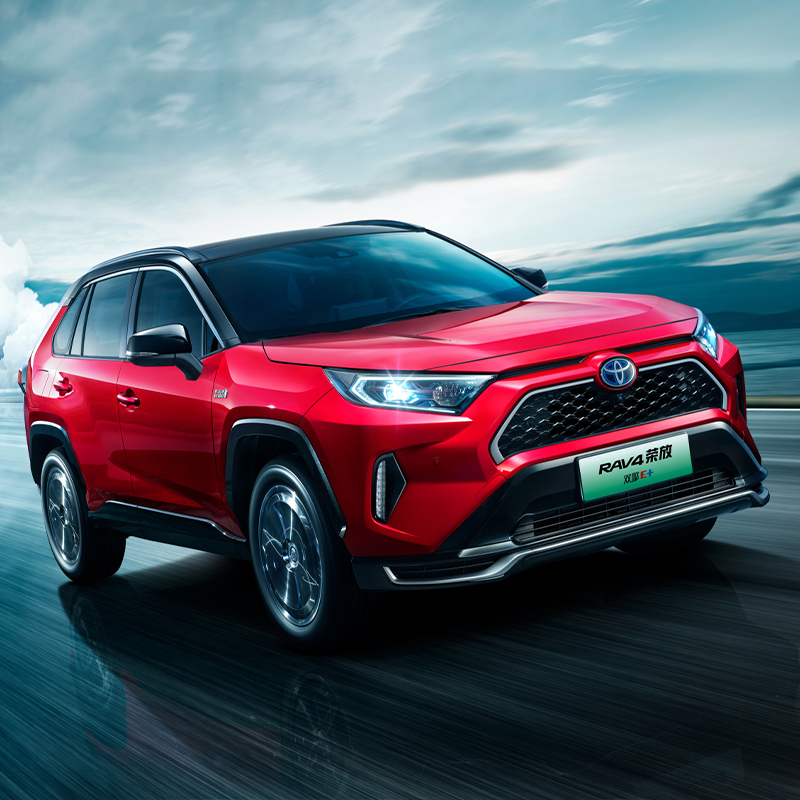 2.5L 180HP L4 Engine TO-YOTA RAV-4 Dual Engine E High Speed Plug-in Hybrid 4WD Car With Electric Trunk For Product