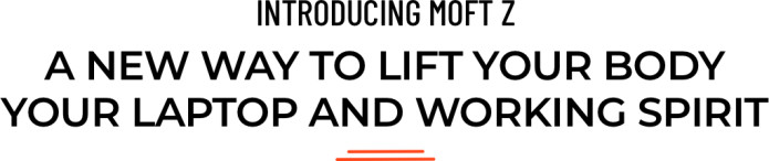 MOFT Z: The 4-in-1 invisible sit-stand laptop desk | Guaranteed Authentic|