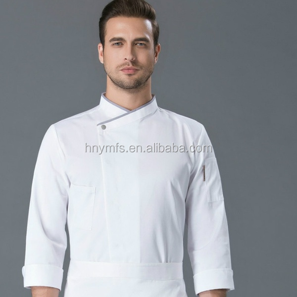 Personalized Customized Kitchen Chef Uniform Tops Anti Pilling Breathable