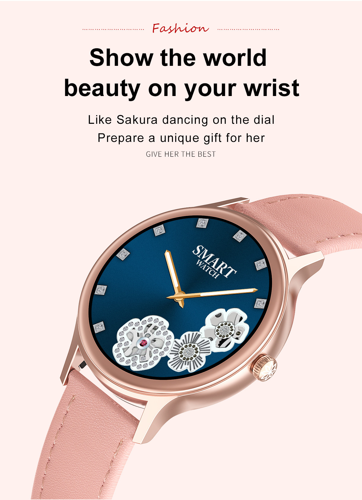 DT66 Smart Watch Women 1.09-Inch Full Heart Rate ECG Smartwatch 2020 Fitness Tracker Sport Watch Waterproof For IOS Xia