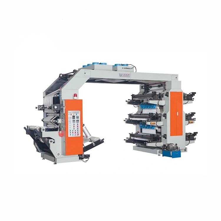 HJ 4 Colour 800mm Non Woven Printing Machine for PE, PP, Cellophane, Plastic Film & Woven Bags，