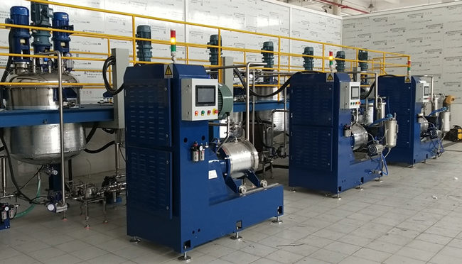 Boyee Heavy Duty Horizontal Turbo Bead Mill machine 3L Turbine Grinding System