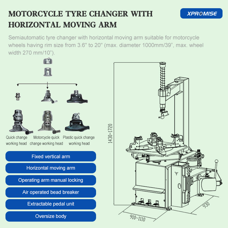 Bike Tire Changer Machine for Tyre Repair Garage