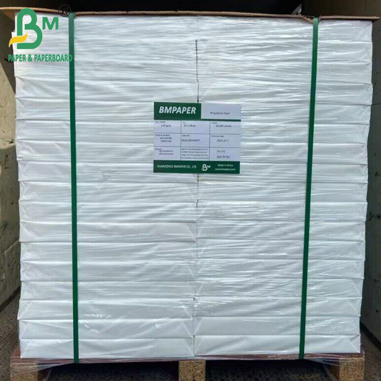 300um Matte Pp Synthetic Paper For Inkjet Printers Waterproof Tear Resistant White Paper