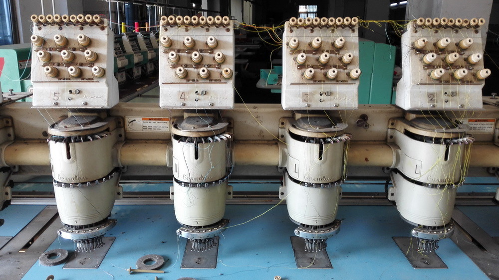 High Speed Used Barudan Embroidery Machine 600 x 300mm Emb Area