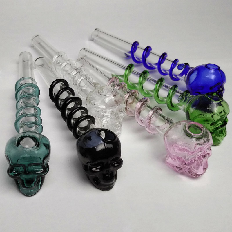 Hand Glass Smoking Pipe Multiple Colors Glass Steamroller Fixed Diffused