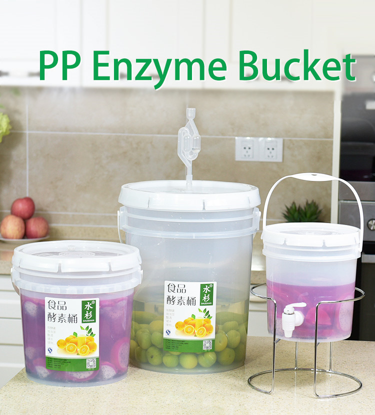 5L 10L 20L Translucent Fermentation Bucket for Household Processing Types Beer