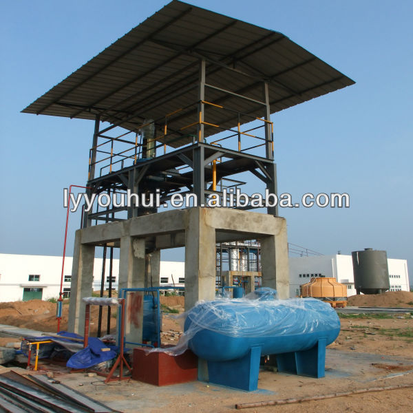 Continuously into the waste oil refined oil products used cooking oil recycling Regeneration factory