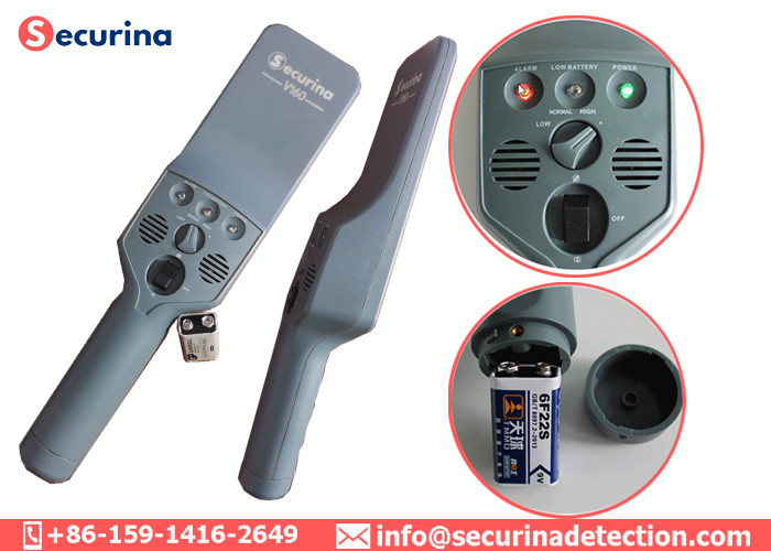 Super Sensitive Hand Held Metal Detector Body Scanner Security Equipment ABS Plastic