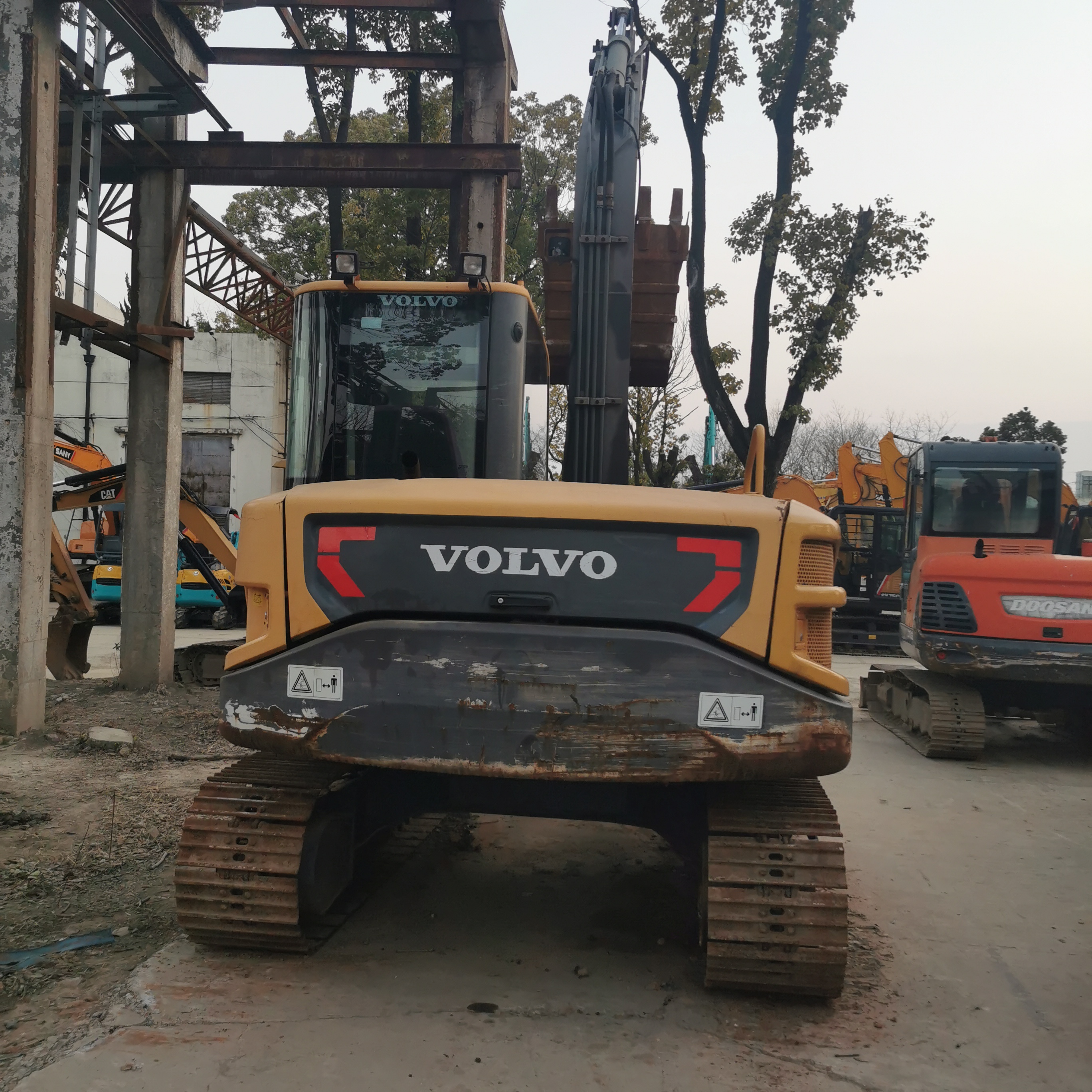 2021 year Korea original small 9 ton volvo ec90 used excavator with 800 working hours