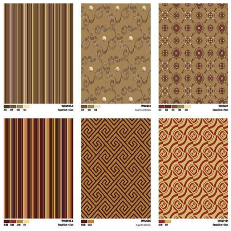 Shaggy Cut Pile Carpet Tiles Stripe Style Machine Woven Technics