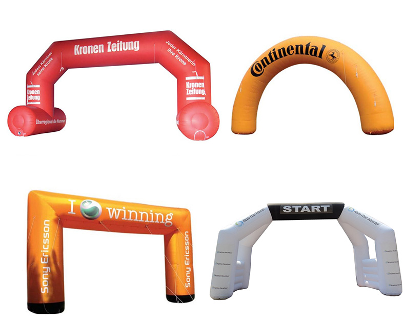 Customized Logo Brand Inflatable Start and Finish Line Arches Inflatable Sport Arch Gate for Sale