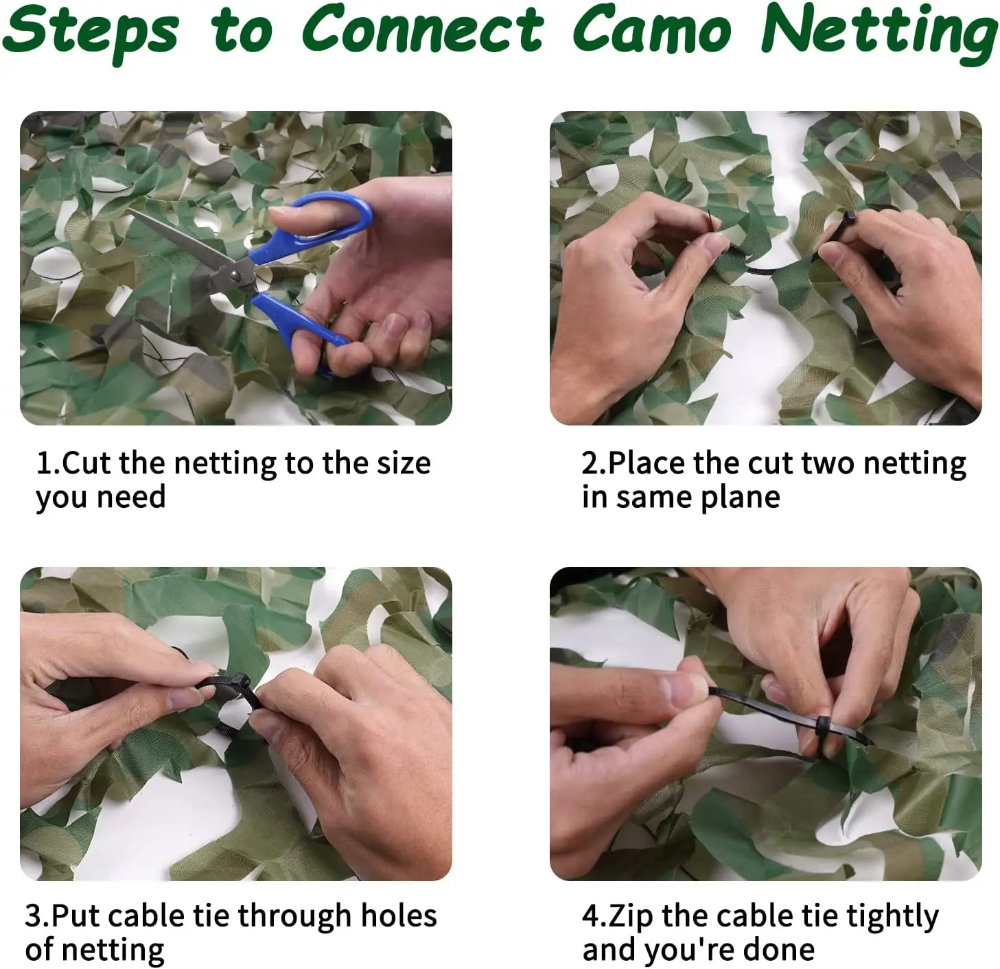 Factory customized size anti-infrared anti-radar camouflage net camouflage net military