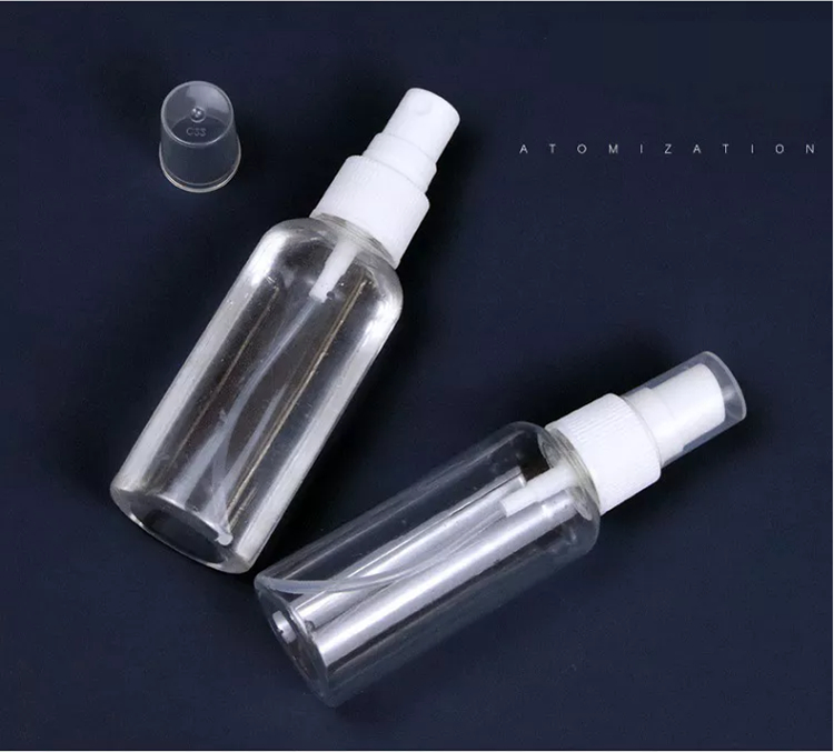 Round 100ml Pet Spray Bottle 150ml Amber Plastic Spray Bottles