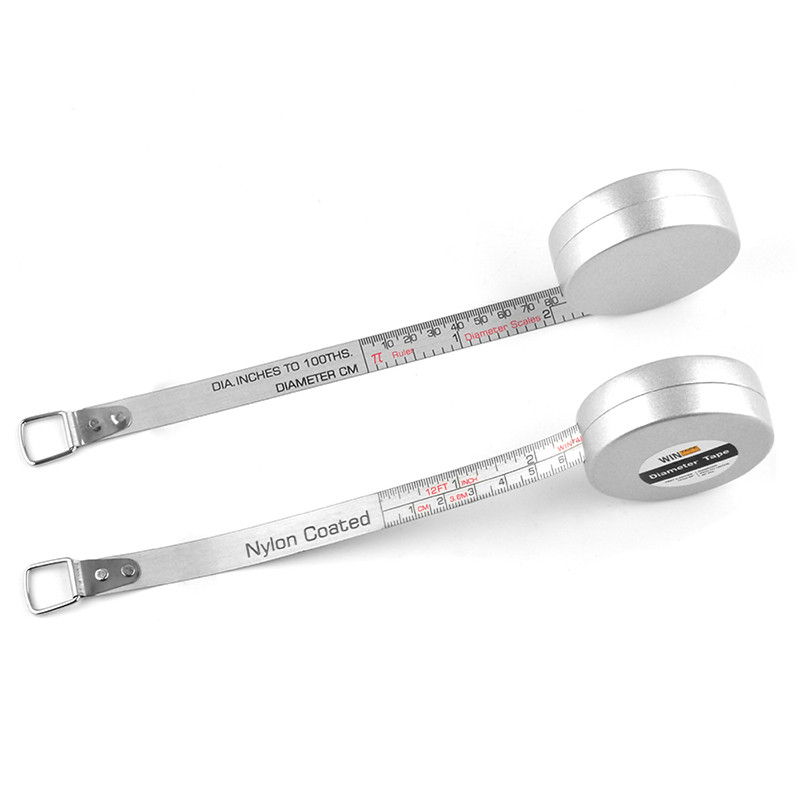 Wintape Extra Long 12ft 3.6 M Steel Measuring Tape with Clear Scales and Inch Markings Durable Diameter Measuring Tape