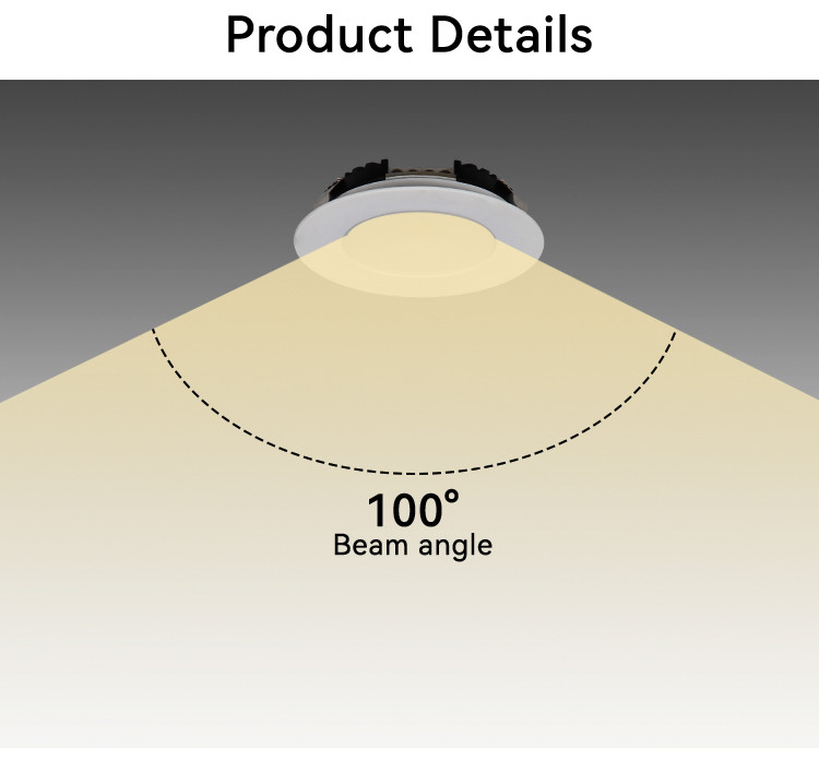 Smart Control Recessed LED Cabinet Light DC24V Small Recessed Cabinet Lights
