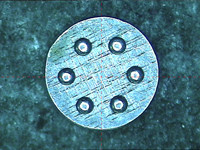 Cu based AgNi Clad Silver Contact Tips Tri - metal contact With Long Electric Life