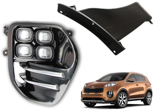 OE Style Fog Lamps , LED Daytime Running Light DRL Kits for KIA SPORTAGE 2016