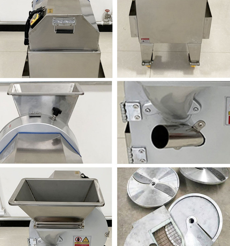 Multifunctional Potato Dicing Machine 800kg/H Carrot Cutting Machine